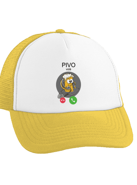 Pívo volá šiltovka truckerka Sunflower cap