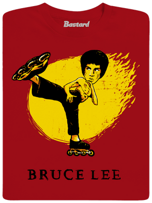 Bruce Lee pánske tričko Red