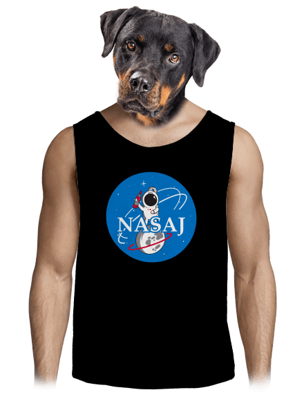 Nasaj pánske tielko Black