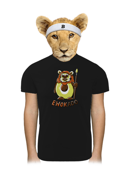 Ewokado detské športové tričko Black