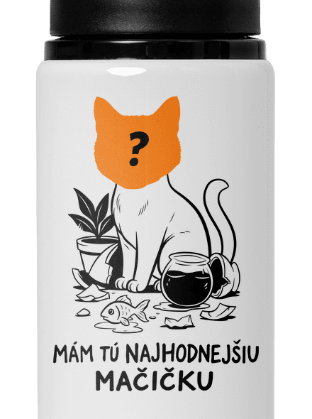 Mám najhodnejšiu mačičku flaša na vodu White