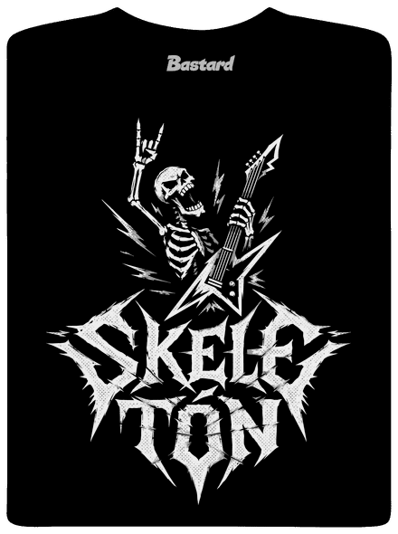 Skeletón pánske dlhý rukáv Black