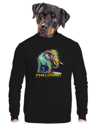 unisex mikina bez kapucne