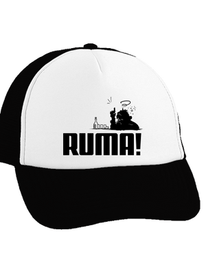 Ruma šiltovka truckerka Black cap