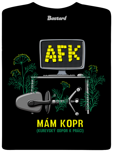 Mám kopr pánske dlhý rukáv Black