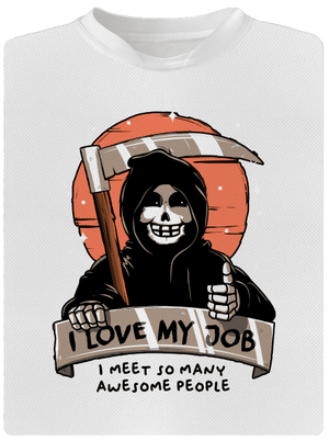 I love my job detské športové tričko White