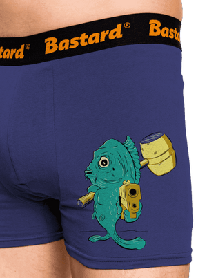 Posledná štedrovečerná boxerky Blue Navy