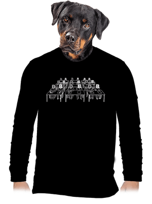 Cimrman: Debil, blbeček pánske dlhý rukáv Black