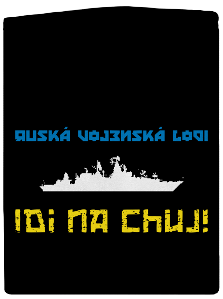Ukrajina - Lodi idi na chuj dámska mikina na zips Black