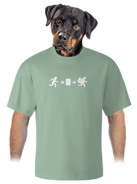 unisex tričko oversized