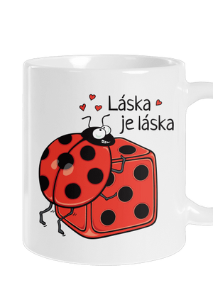 Láska je láska klasický hrnček White