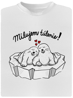 Milujem túlenie detské športové tričko White