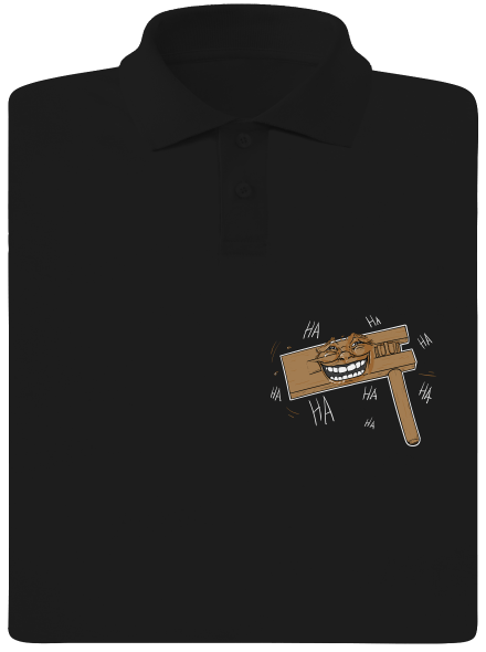 Rehtačka pánska polokošeľa Black