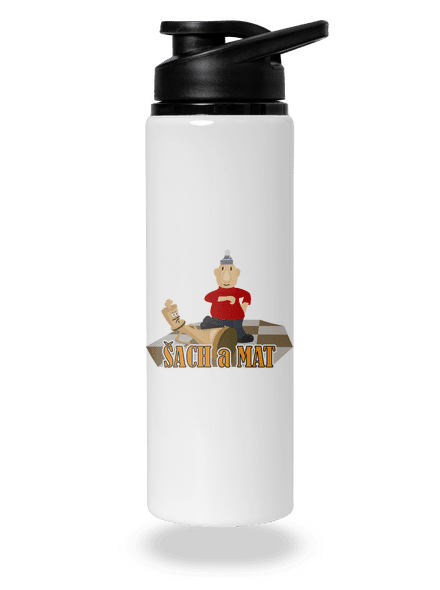 Šach a Mat flaša na vodu White