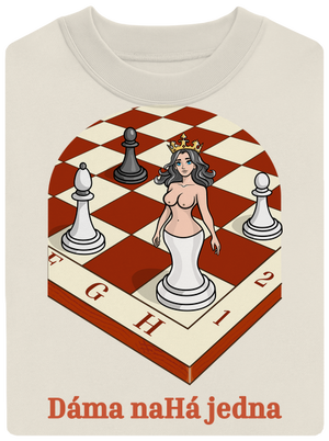 Dáma nahá jedna unisex mikina bez kapucne Off White