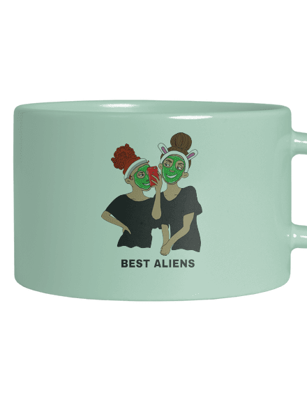 Best aliens hrnček makronka Mint Macaron
