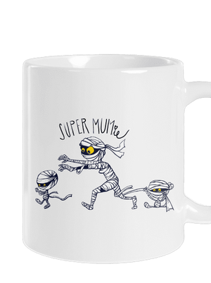 Super mumie klasický hrnček White