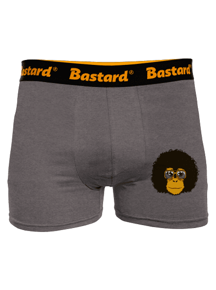 Retro opičiak boxerky Gray Melange