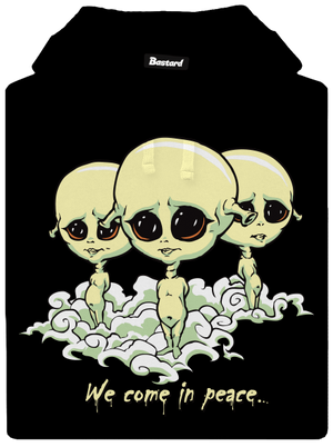 Návštevníci pánska mikina klokanka Black