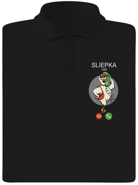 Sliepka volá pánska polokošeľa Black