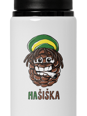 Hašiška flaša na vodu White