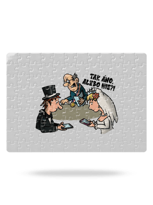 Svadobný obrad puzzle White