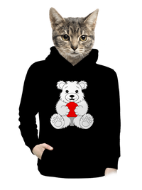 dámska mikina klokanka