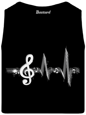 Žijem muzikou pánske tielko Black