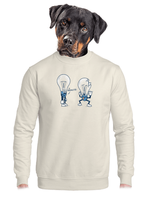 unisex mikina bez kapucne