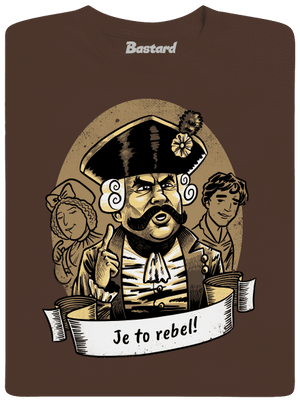 B14: S čerty nejsou žerty pánske tričko Brown