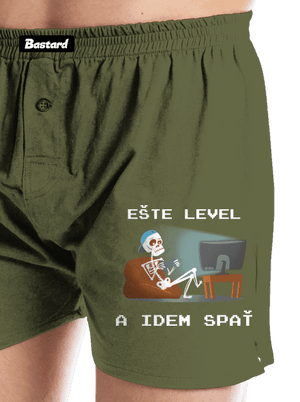 Ešte level pánske trenky Khaki