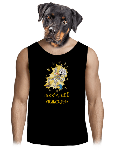 Iskrím pánske tielko Black