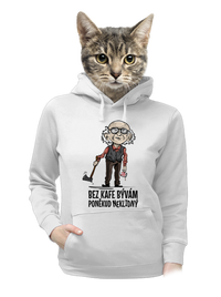 dámska mikina klokanka