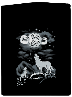 Vlčia ária dámska mikina na zips Black