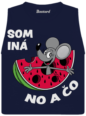 Som iná dámske tielko voľné Navy