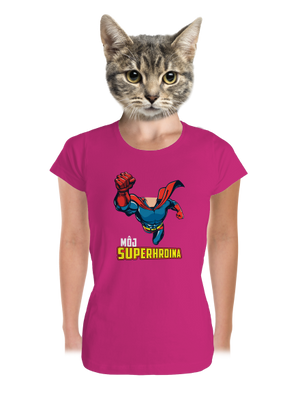 Môj superhrdina dámske tričko prémium Magenta