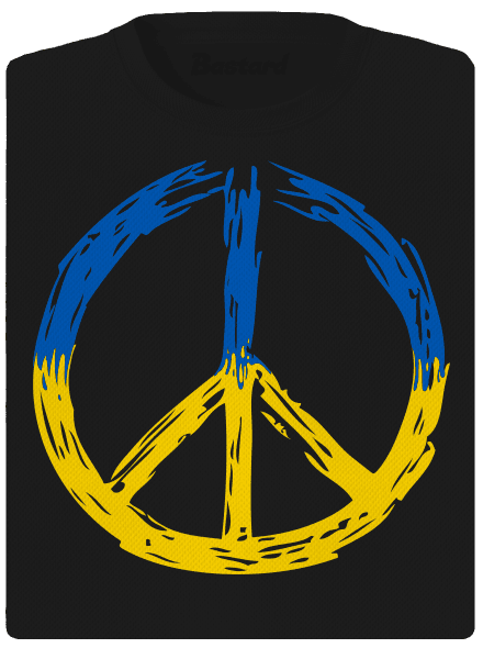 Ukrajina - Peace dámske športové tričko Black