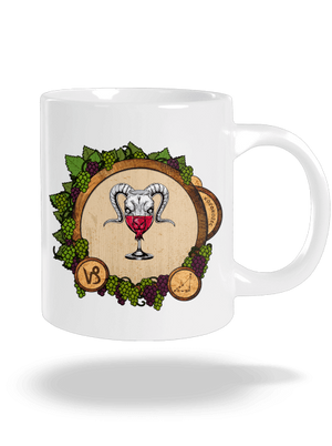 Vínny horoskop: Kozorožec veľký hrnček White