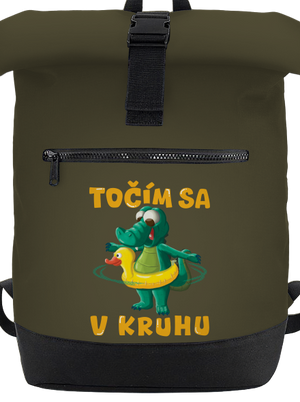 Točím sa v kruhu batoh Military Green