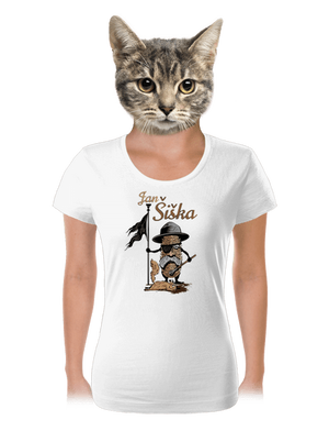 Jan Šiška dámske tričko White