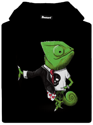 Majster prevlekov pánska mikina klokanka Black