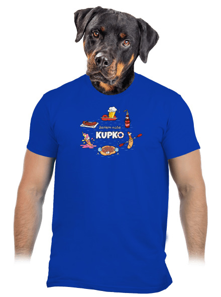 Slovenské kupko pánske tričko Royal Blue