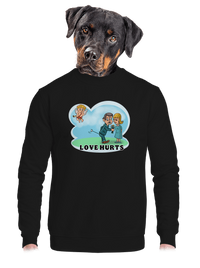 unisex mikina bez kapucne