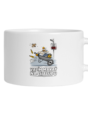 Valím na chalupu hrnček makronka White