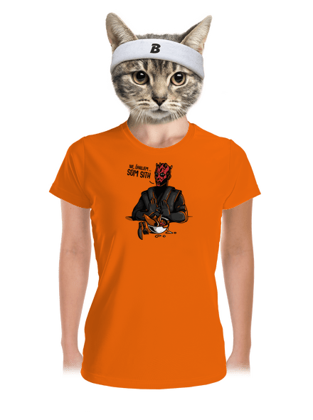 Som sith dámske športové tričko Neon Orange