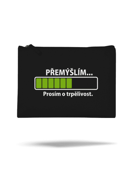 Premýšľam taštička Black