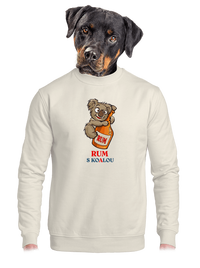 unisex mikina bez kapucne