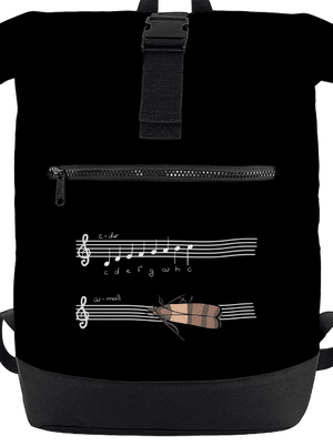 A - moll batoh Black