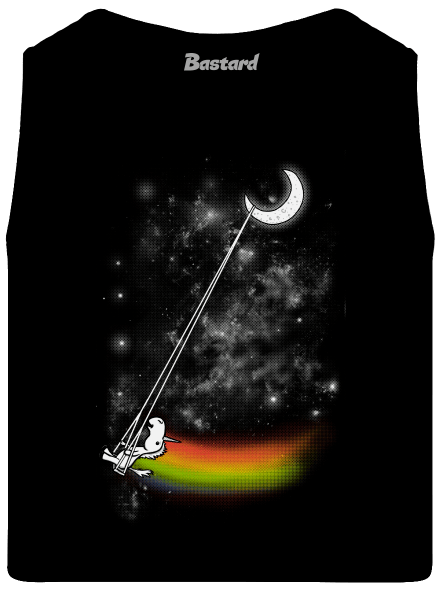 Unicorn Universe pánske tielko Black
