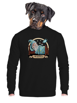 Marodej unisex mikina bez kapucne Black